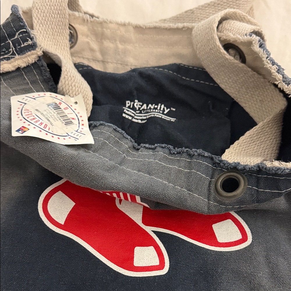 Red and Blue Tote Bag